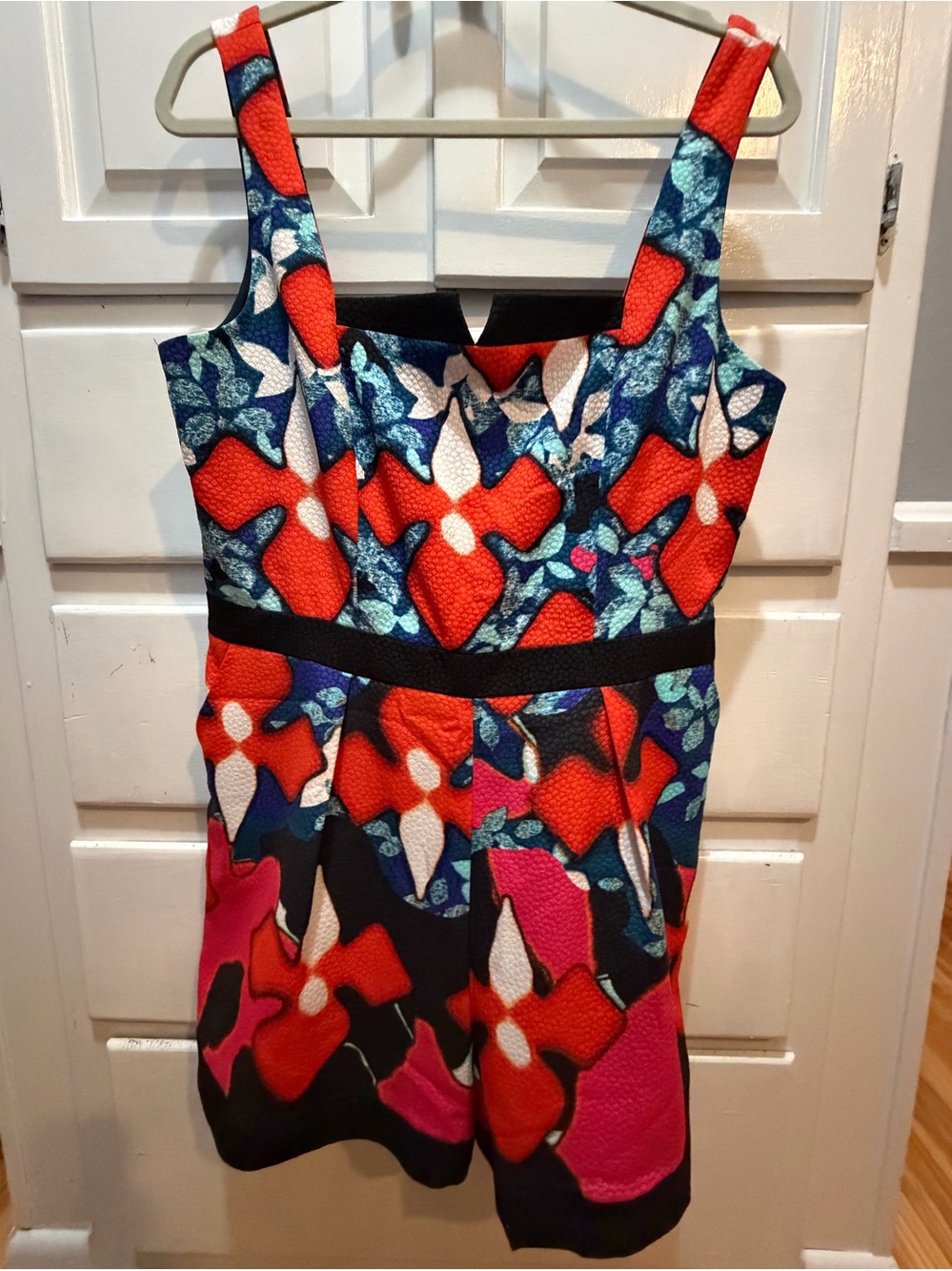 Ladies Romper Peter Pilotto 14 Floral Print Polyester Straps And Shorts